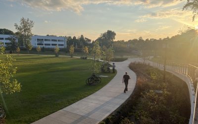 First public programming at new Ann Arbor park includes Pilates, yoga classes